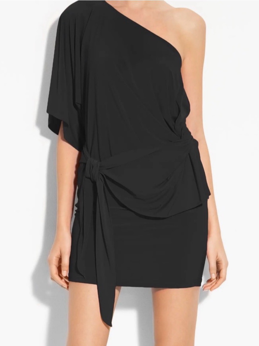 Abi Ferrin Nikki 5 Way Versatile Black Mini Dress S